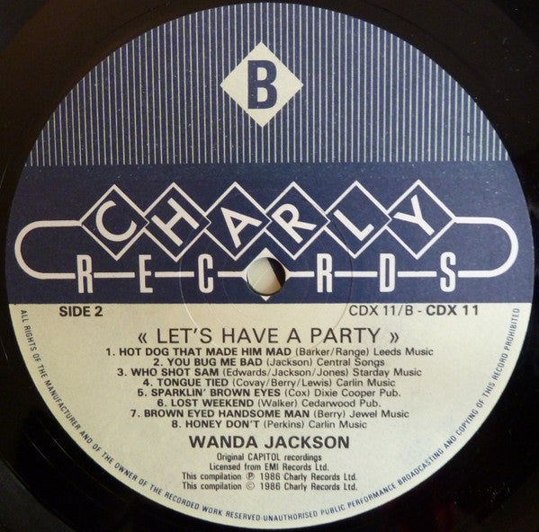 Wanda Jackson : Let's Have A Party (2xLP, Comp, Gat)