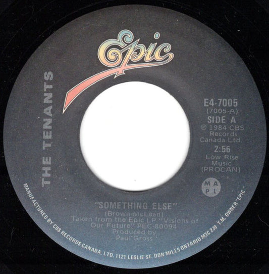 The Tenants (4) : Something Else / Reach Out (7")