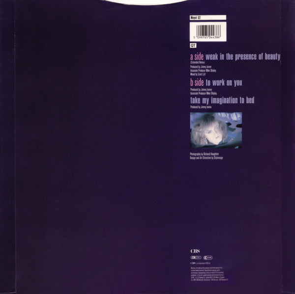 Alison Moyet : Weak In The Presence Of Beauty (12", Single)