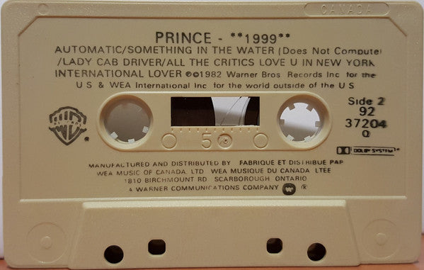 Prince : 1999 (Cass, Album, Dol)