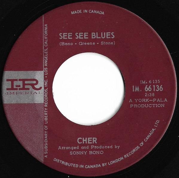 Cher : Where Do You Go (7", Single)