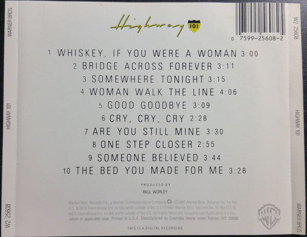 Highway 101 : Highway 101 (CD, Album, Club)