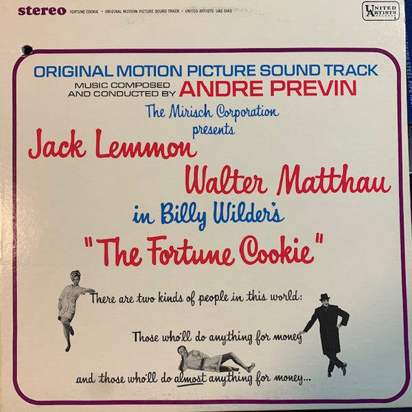 André Previn : The Fortune Cookie: Original Motion Picture Sound Track (LP, Album)