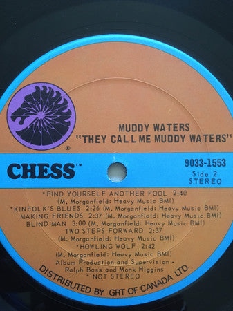 Muddy Waters : They Call Me Muddy Waters (LP, Comp, Mono, RE)