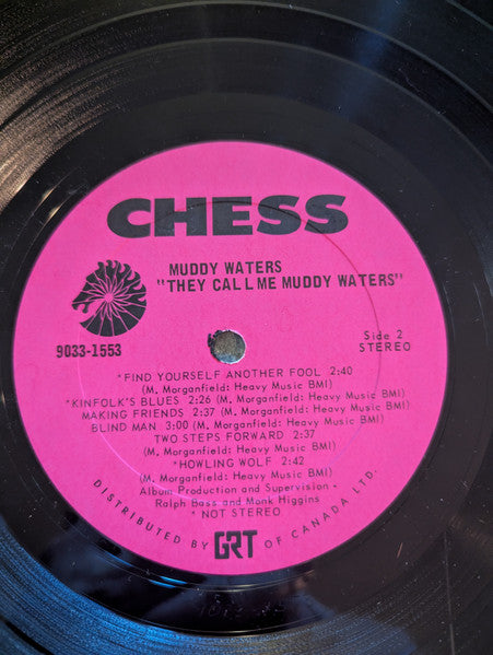 Muddy Waters : They Call Me Muddy Waters (LP, Comp, Mono, RE)