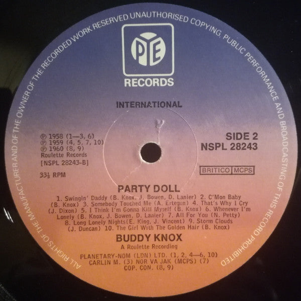 Buddy Knox : Party Doll (LP, Comp)