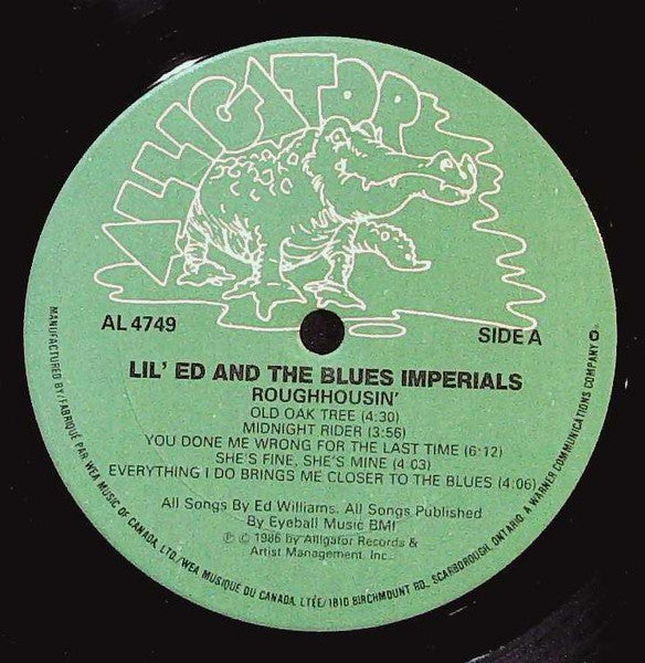 Lil' Ed And The Blues Imperials : Roughhousin' (LP, Album)