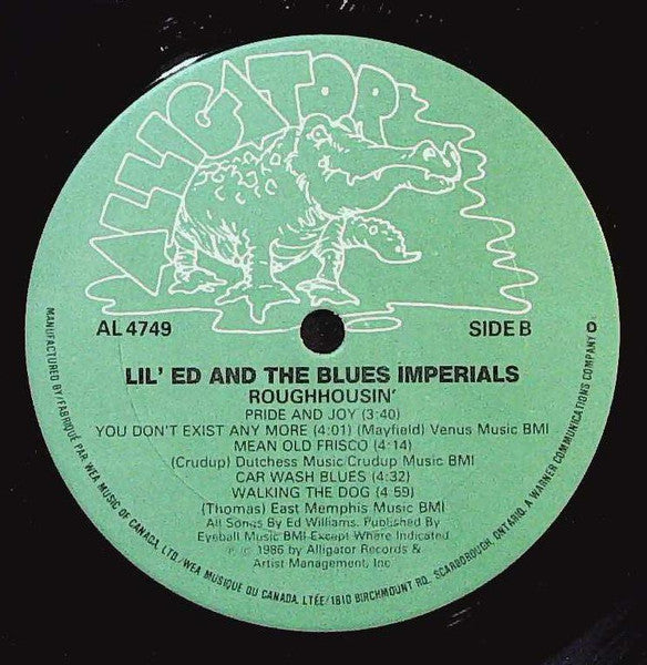 Lil' Ed And The Blues Imperials : Roughhousin' (LP, Album)