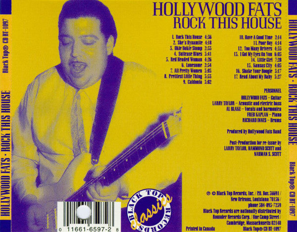 Hollywood Fats : Rock This House (CD, Album, RE)