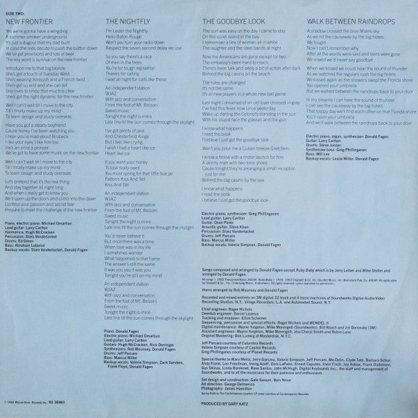 Donald Fagen : The Nightfly (LP, Album, Qua)
