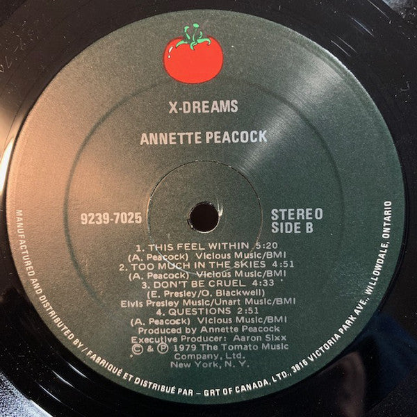 Annette Peacock : X-Dreams (LP, Album)