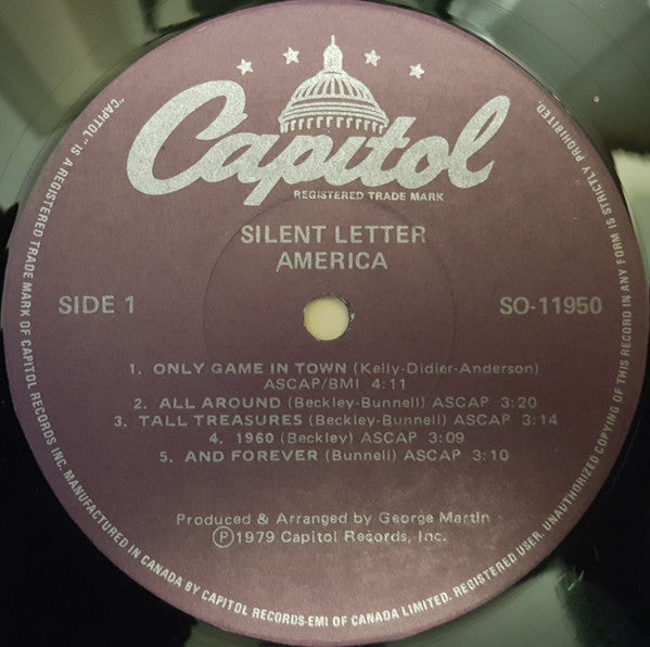 America (2) : Silent Letter (LP, Album)