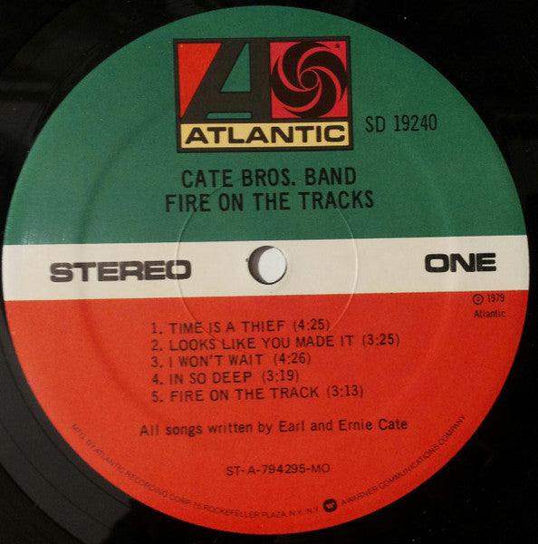 Cate Bros. Band : Fire On The Tracks (LP, Album, MO )