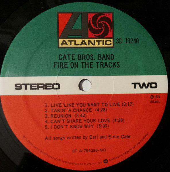 Cate Bros. Band : Fire On The Tracks (LP, Album, MO )