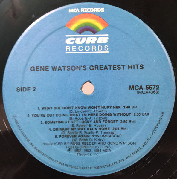 Gene Watson : Greatest Hits (LP, Comp)