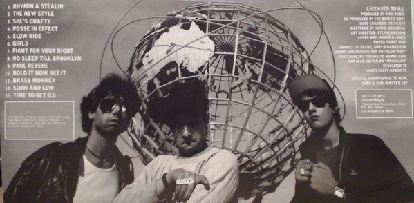 Beastie Boys : Licensed To Ill (CD, Album, Club, RE)