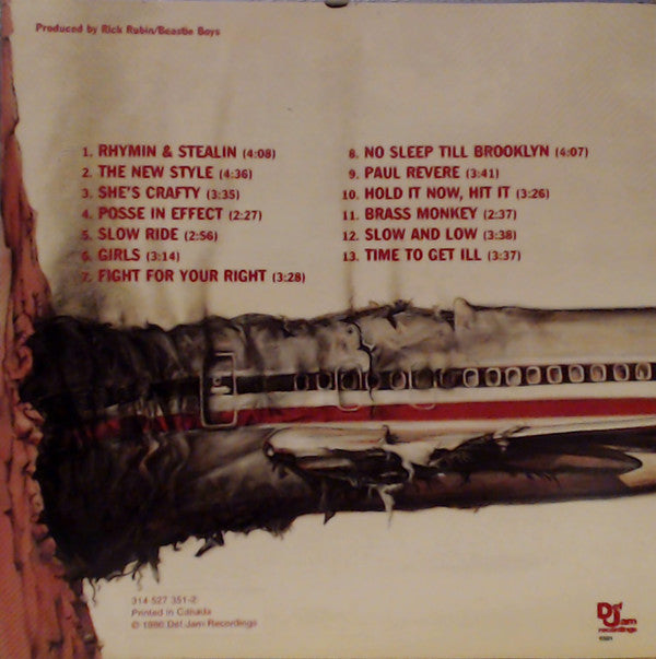Beastie Boys : Licensed To Ill (CD, Album, Club, RE)