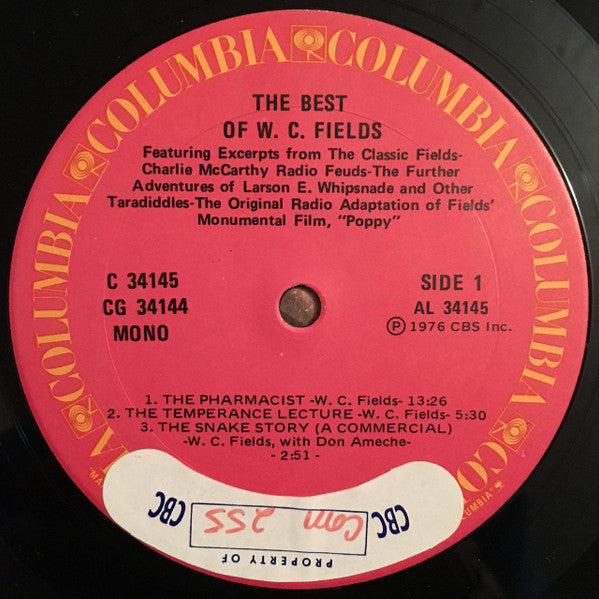 W.C. Fields : The Best Of W.C. Fields (2xLP, Comp, Mono, Gat)