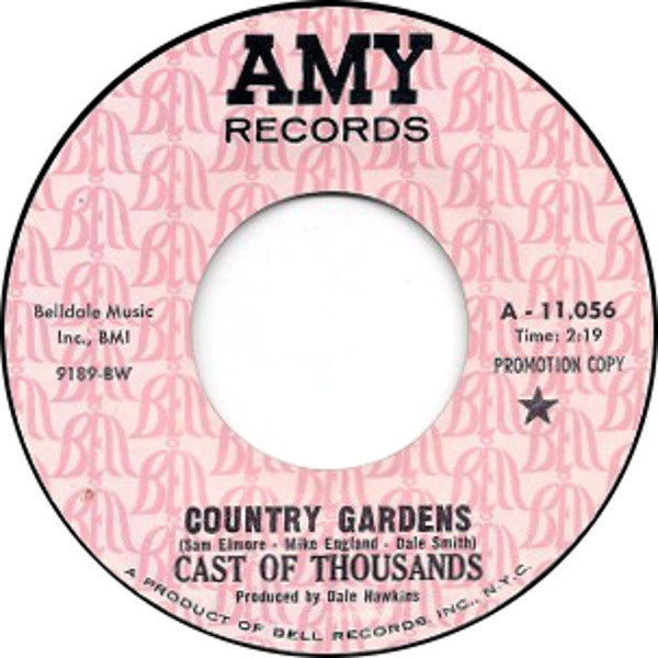 Cast Of Thousands (3) : Country Gardens (7", Single, Promo)