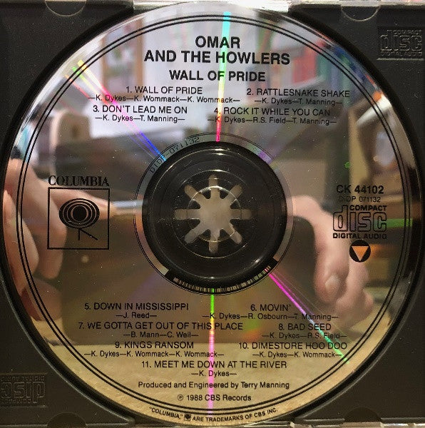 Omar And The Howlers : Wall Of Pride (CD, Album)