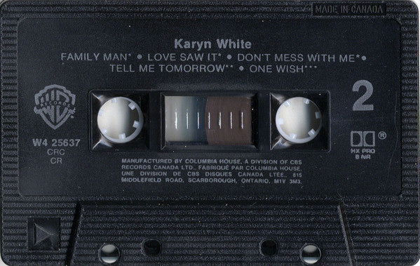 Karyn White : Karyn White (Cass, Album, Club, Dol)