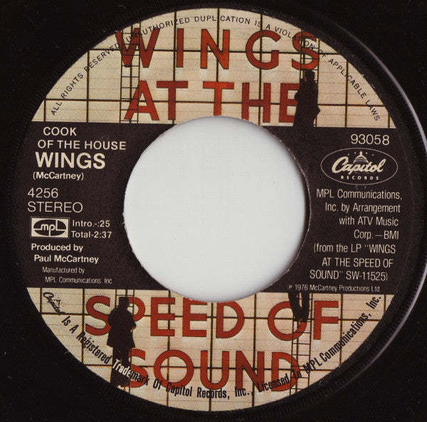 Wings (2) : Silly Love Songs (7", Single, Los)