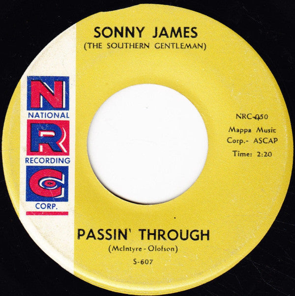 Sonny James (The Southern Gentleman)* : Jenny Lou (7", Single)