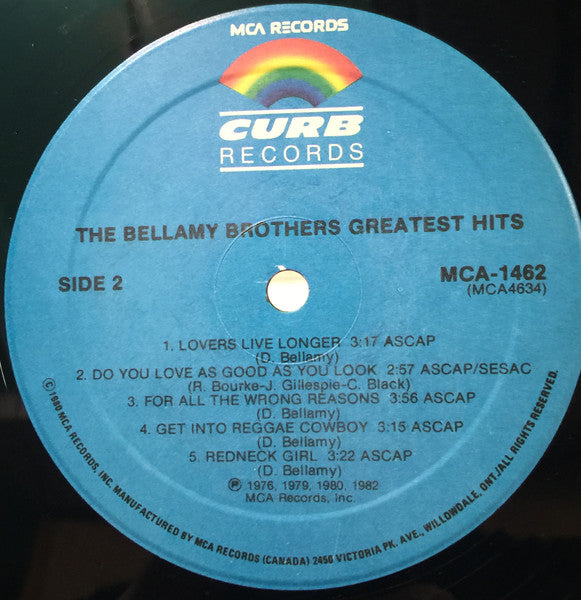 Bellamy Brothers : Greatest Hits (LP, Comp)
