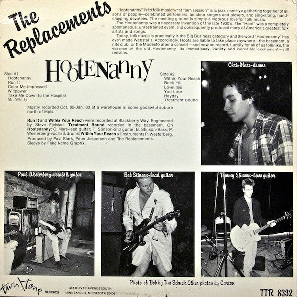 The Replacements : Hootenanny (LP, Album)