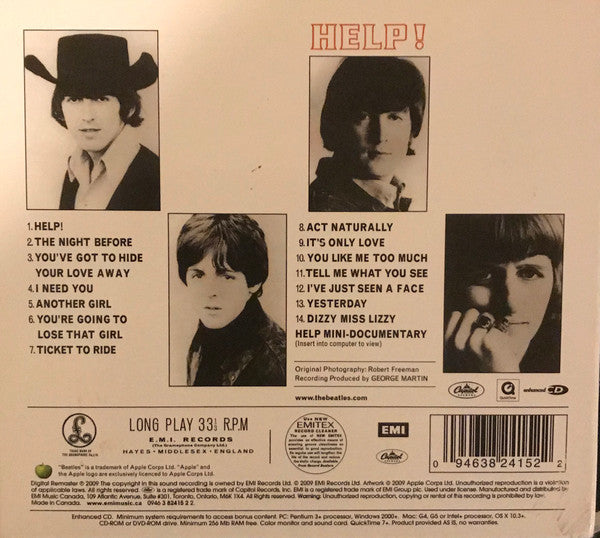 The Beatles : Help! (CD, Album, Enh, RE, RM)