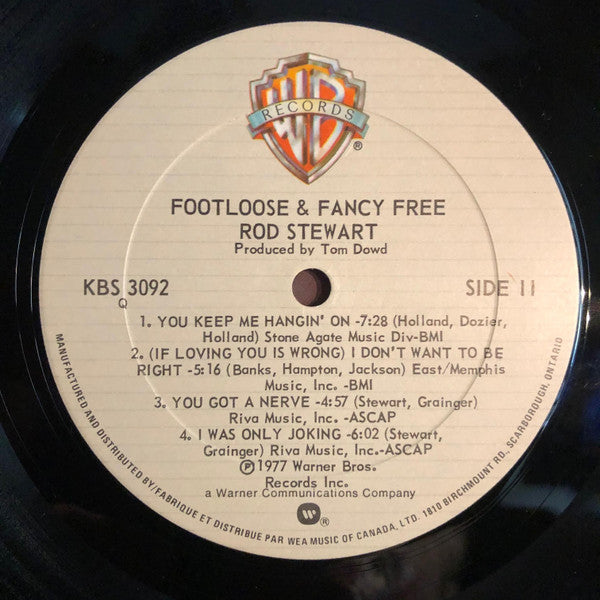 Rod Stewart : Foot Loose & Fancy Free (LP, Album, RE)