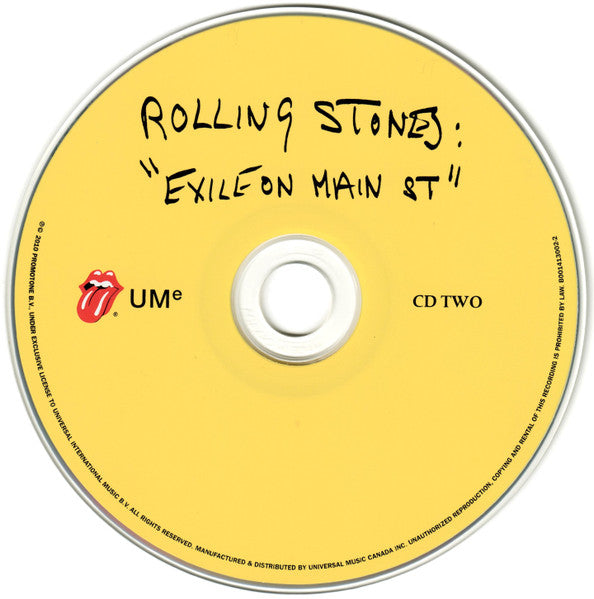 The Rolling Stones : Exile On Main St (CD, Album, RE, RM + CD, Album + Dlx)