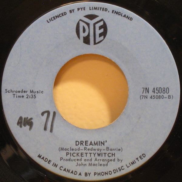 Pickettywitch : Summertime Feeling / Dreamin' (7", Single)