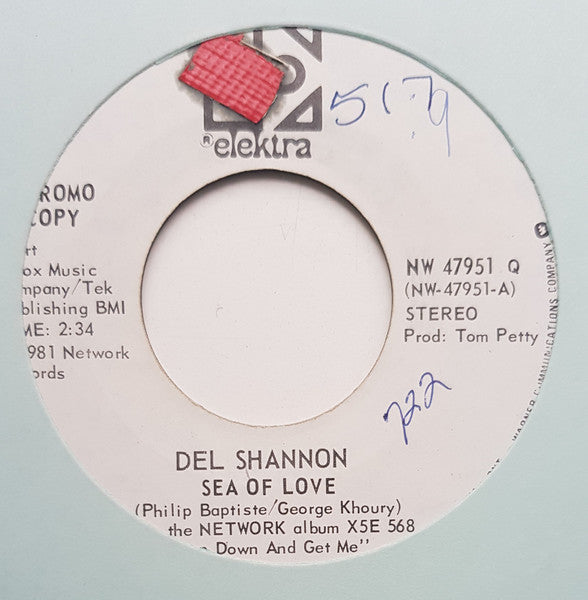 Del Shannon : Sea Of Love (7", Single, Promo)
