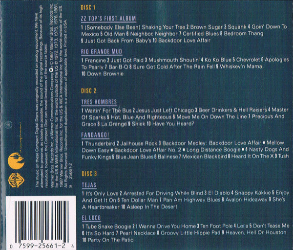 ZZ Top : The ZZ Top Sixpack (3xCD, Comp)