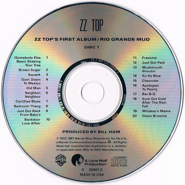 ZZ Top : The ZZ Top Sixpack (3xCD, Comp)