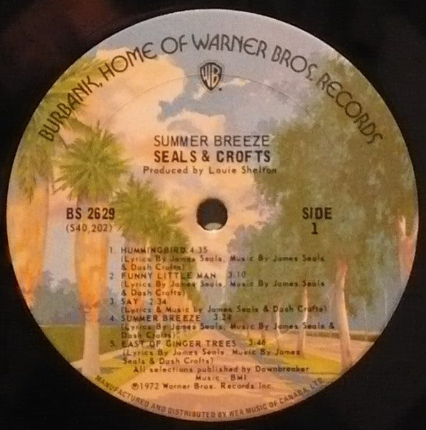 Seals & Crofts : Summer Breeze (LP, Album, RE)