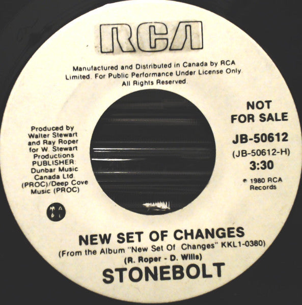 Stonebolt : New Set Of Changes (7", Single, Promo)