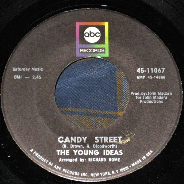 The Young Ideas : Be My Baby / Candy Street (7", Single)