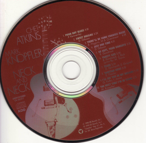 Chet Atkins / Mark Knopfler : Neck And Neck (CD, Album)