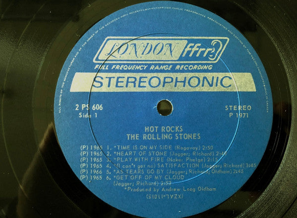 The Rolling Stones : Hot Rocks 1964-1971 (2xLP, Comp, Blu)