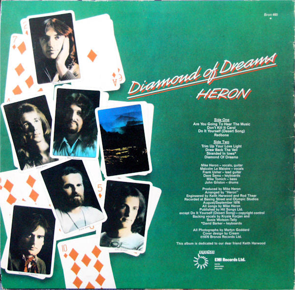 Heron (5) : Diamond Of Dreams (LP, Album)