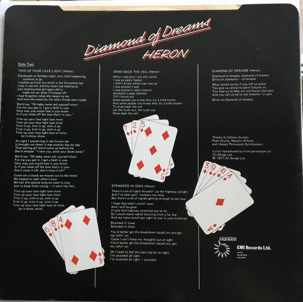 Heron (5) : Diamond Of Dreams (LP, Album)