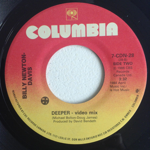 Billy Newton Davis : Deeper (7", Single)
