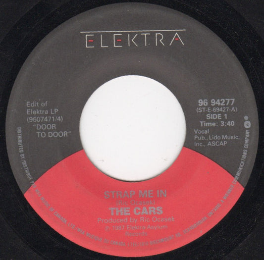 The Cars : Strap Me In (7")