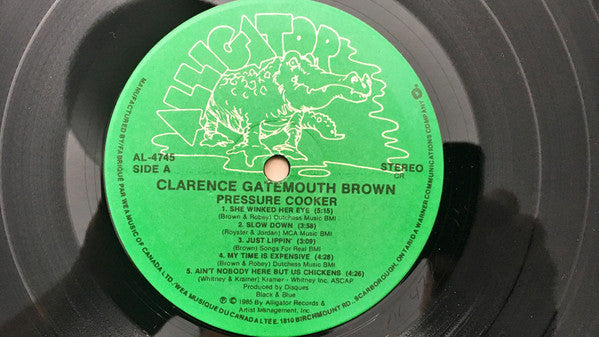 Clarence "Gatemouth" Brown : Pressure Cooker (LP, Album)