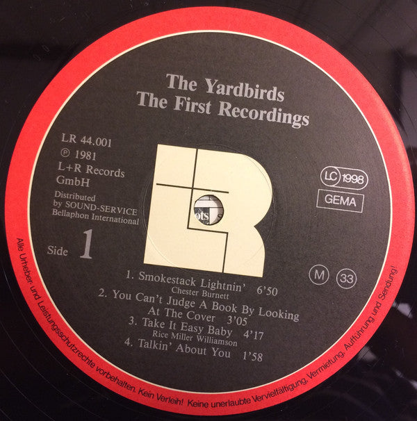 The Yardbirds : London 1963 - The First Recordings! (LP, Album, Mono)