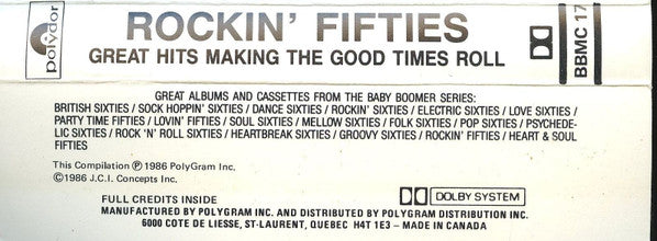 Various : Rockin' Fifties (Cass, Comp)