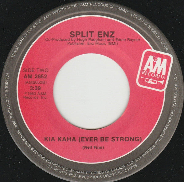 Split Enz : Message To My Girl (7")