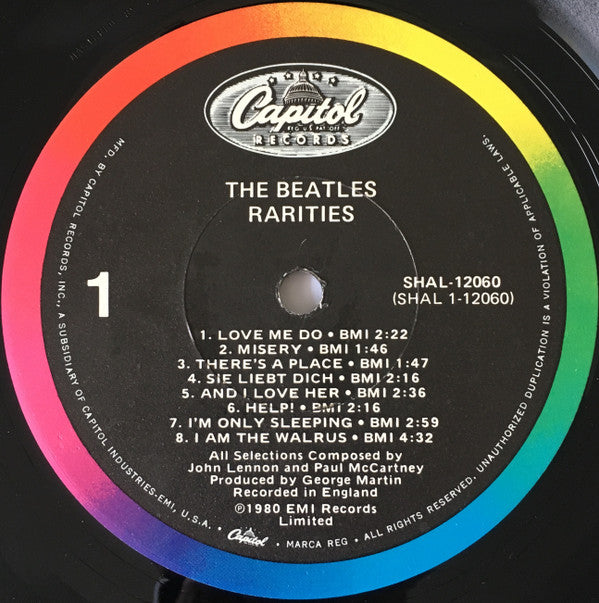 The Beatles : Rarities (LP, Comp, Mono, 1st)